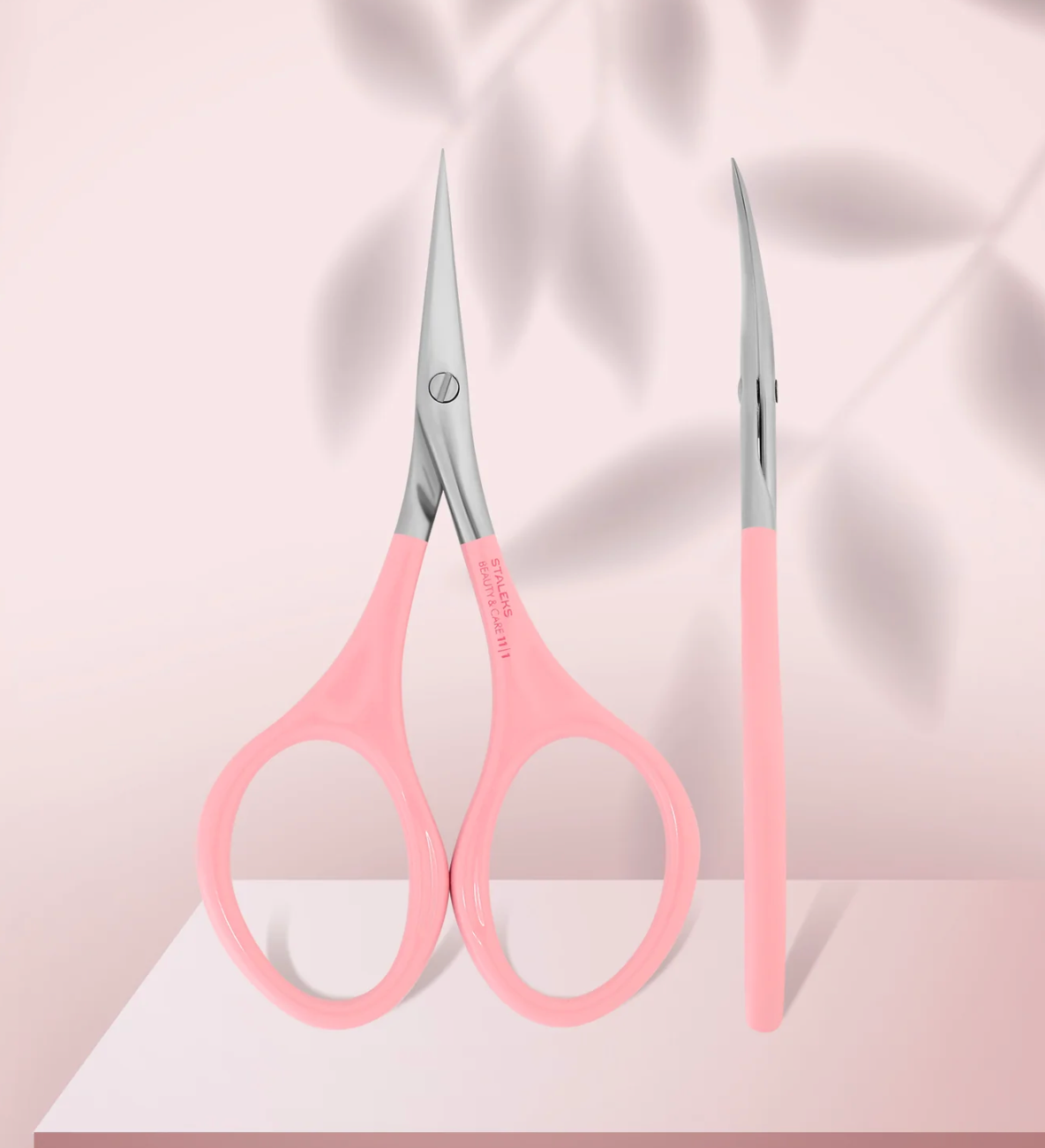Tijeras para cutícula rosa BEAUTY & CARE 11 TYPE 1