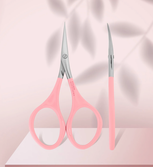 Tijeras para cutícula rosa BEAUTY & CARE 11 TYPE 1