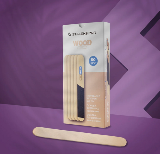 Lima de madera desechable, recta (una base) EXPERT 20