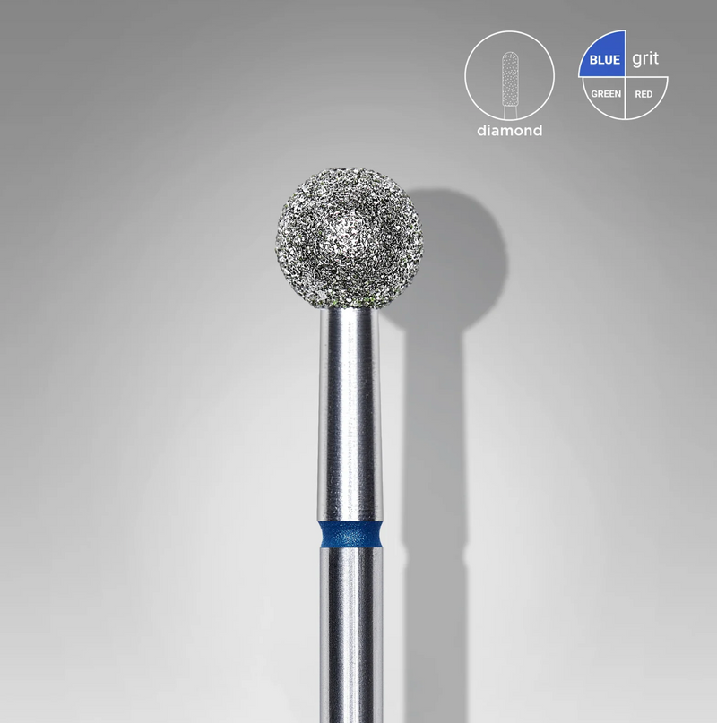 STALEKS EXPERT Fresa diamantada tipo bola roja/azul: diámetro 5 mm