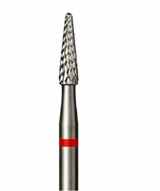 Fresa Amatix Cone Precision Corte Fino. rojo