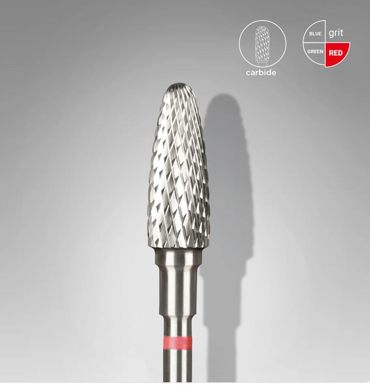 Fresa de carburo tipo maíz roja EXPERT Diámetro de la cabeza: 5 mm / parte de trabajo: 13 mm