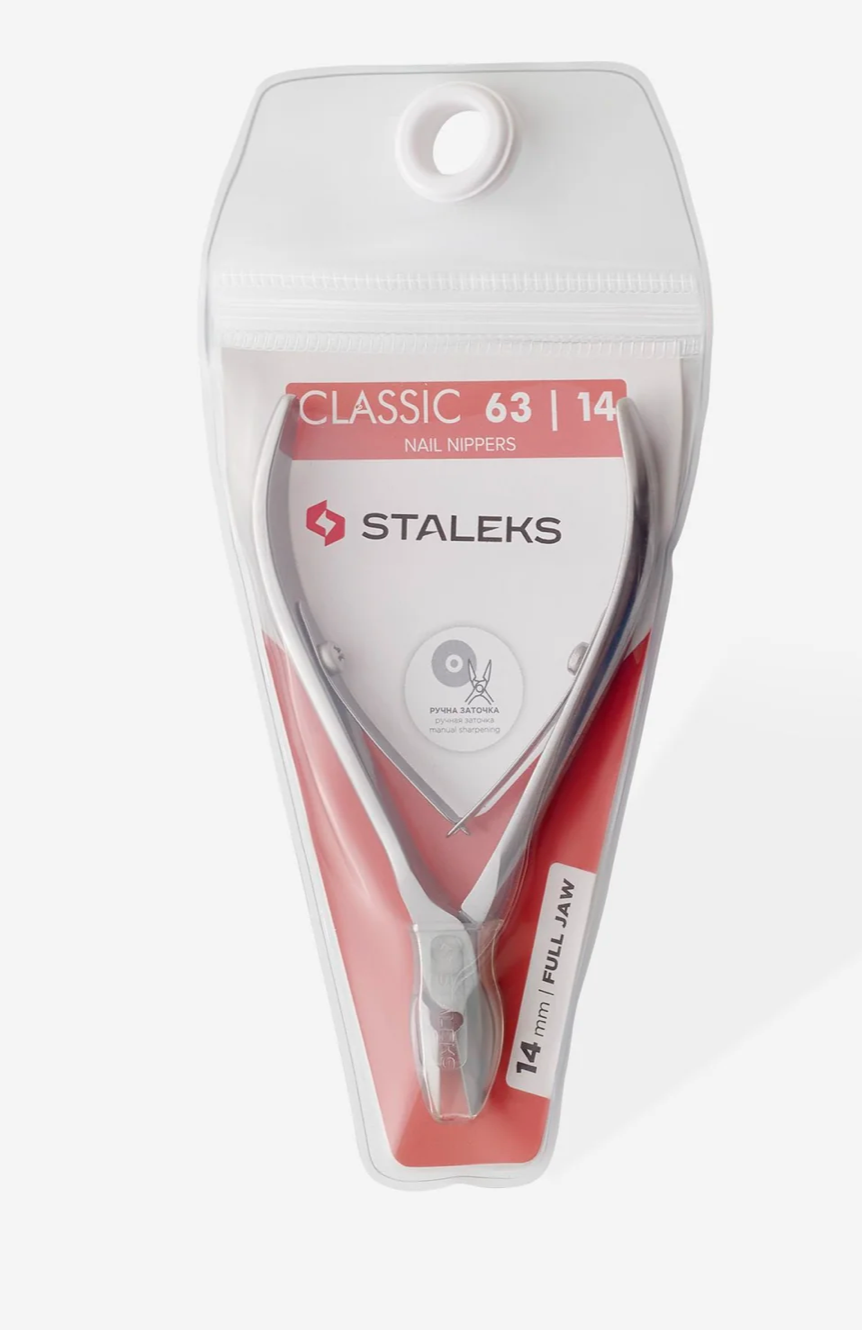STALEKS CLASSIC 63 Alicates para uñas, 14 mm