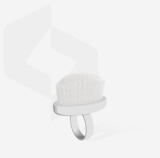 STALEKS EXPERT 03 Mini Cepillo-anillo de manicura para eliminar el polvo (10 uds.)