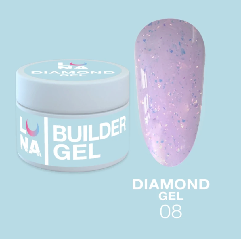 LUNAMOON DIAMOND GEL 08, 15ML