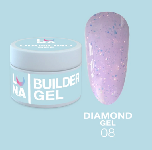 LUNAMOON DIAMOND GEL 08, 15ML