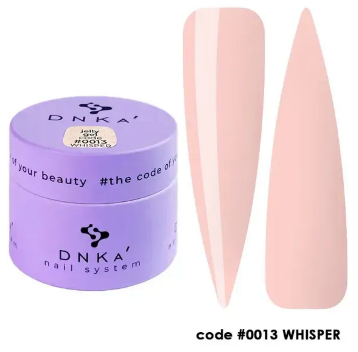 Jelly Gel DNKa' 15 ml #0013 Whisper