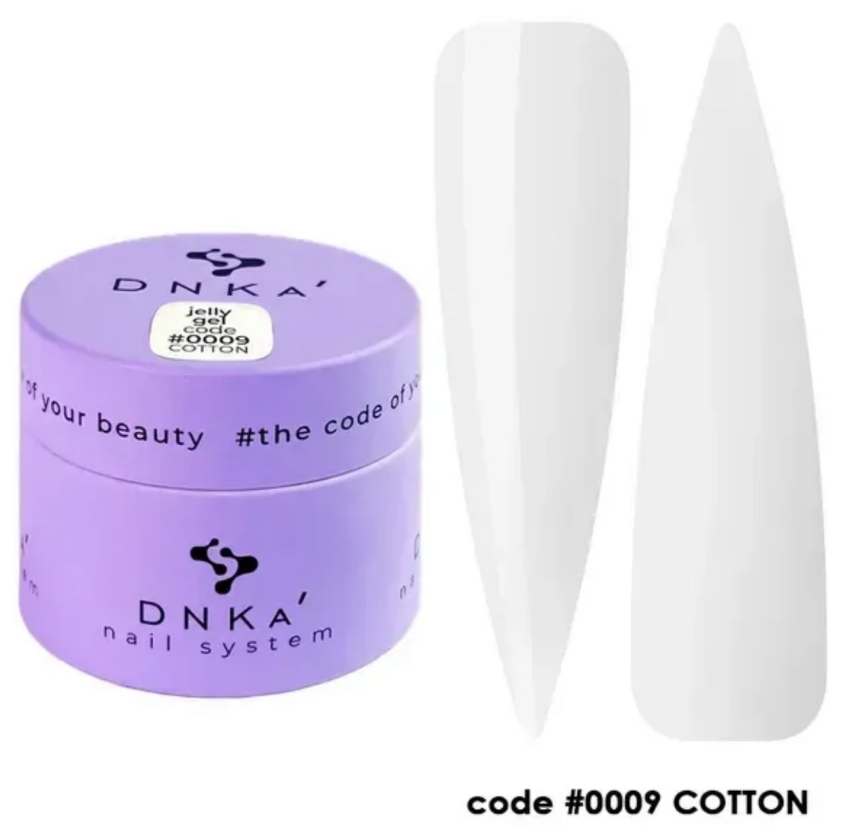 Jelly Gel DNKa' 15 ml #0009 Cotton