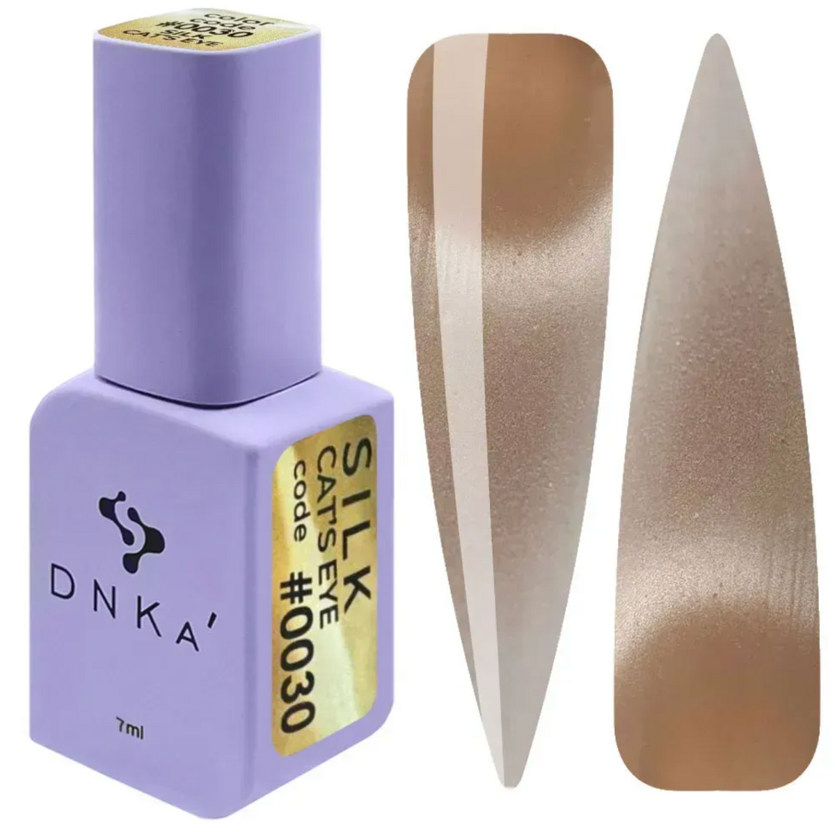 DNKa Esmalte semipermanente. #0030 Cat Eye Silk