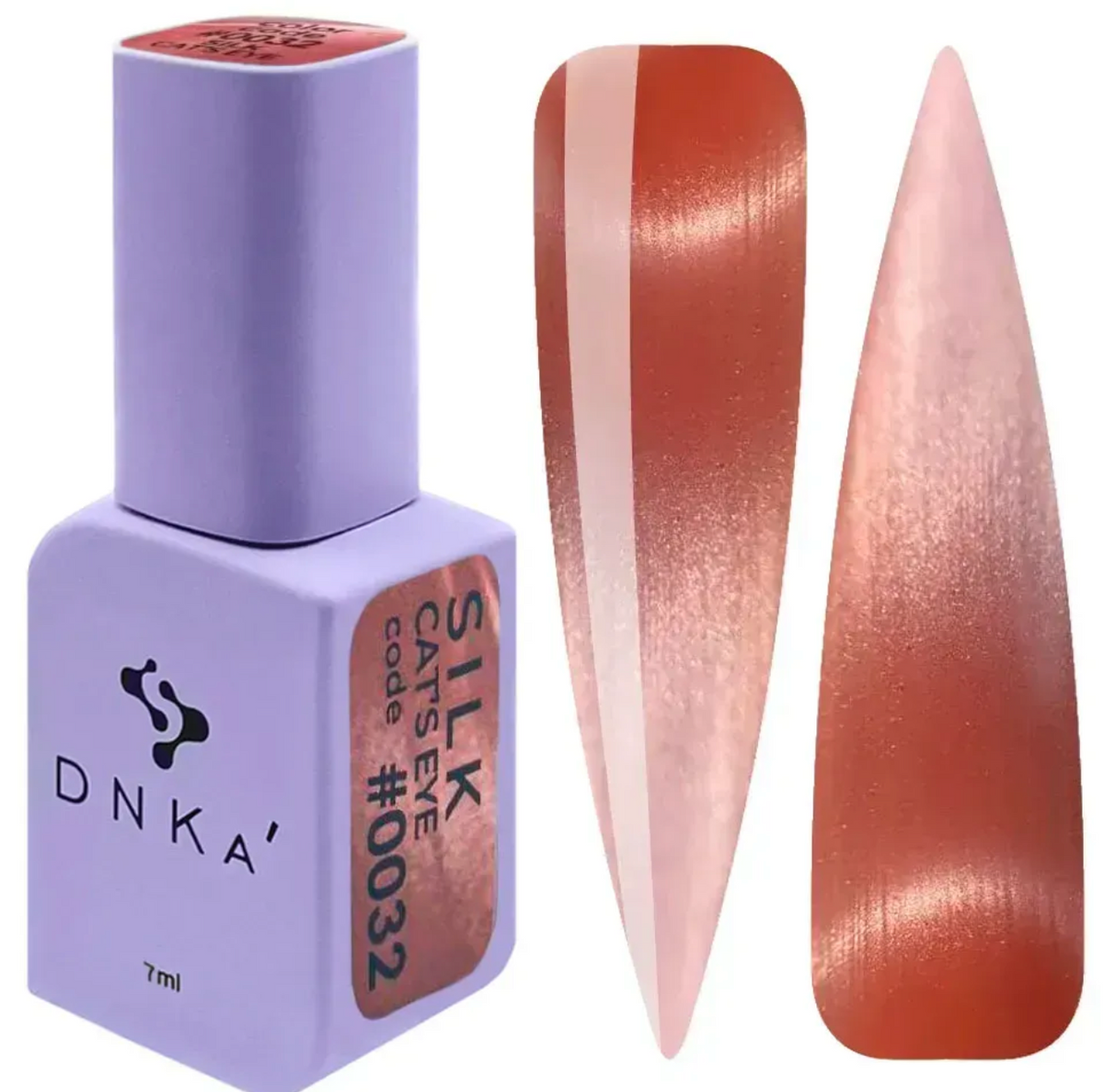 Color Gel Polish DNKa' 7 ml Cat's Eye #0032 - SILK