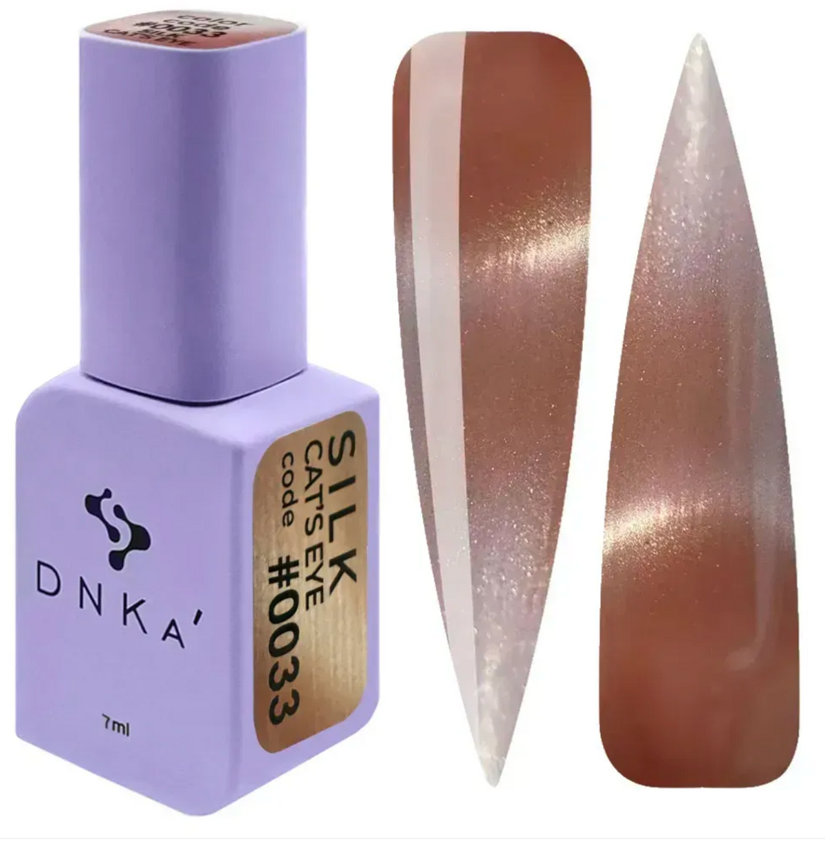 Color Gel Polish DNKa' 7 ml Cat's Eye #0033 - SILK