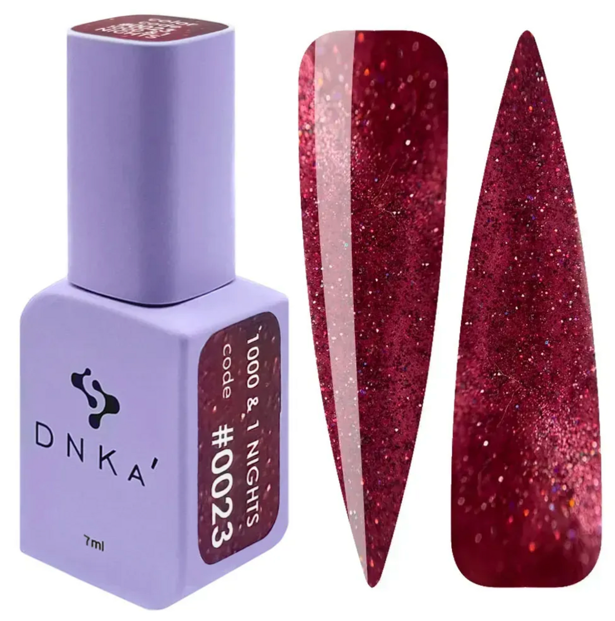 Color Gel Polish DNKa' 7 ml Cat's Eye #0023 - 1000 & 1 NIGHTS
