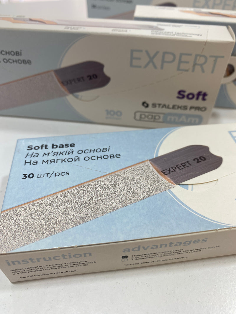 staleks expert limas desechables soft base (30 pcs)