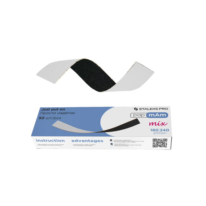 Staleks Limas Desechables Doble Cara PapmAm Mix EXPERT (50 Pcs)
