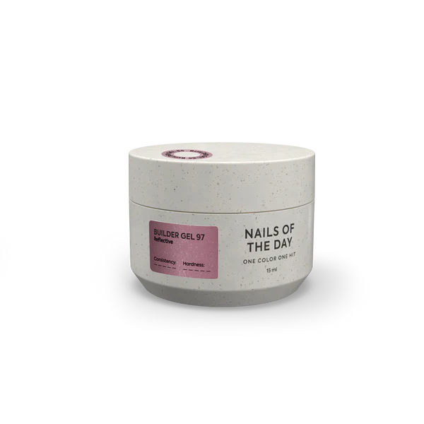 NAILSOFTHEDAY Builder Gel 97 — builder gel reflectante marrón, 15 ml