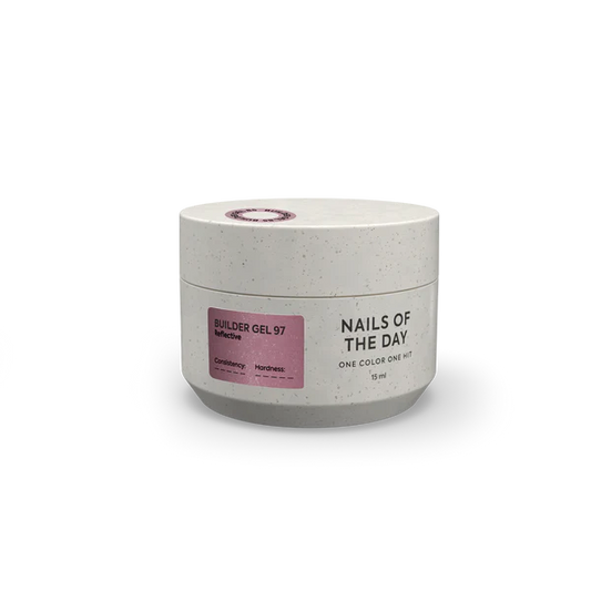 NAILSOFTHEDAY Builder Gel 97 — builder gel reflectante marrón, 15 ml