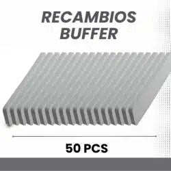 Pack de 50 Buffer de 95x25x5 mm