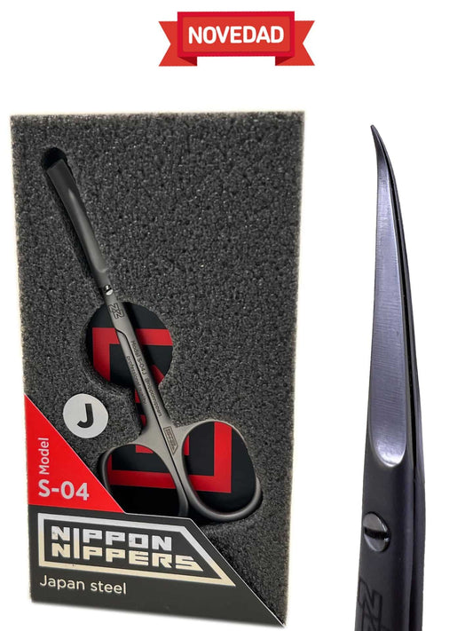 Nippon Nippers Tijeras. Serie 4 J con gancho. 99 mm. S-04-J