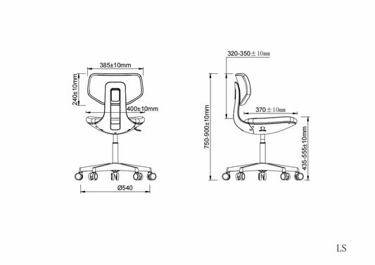 Silla de manicura “Smart Grey”