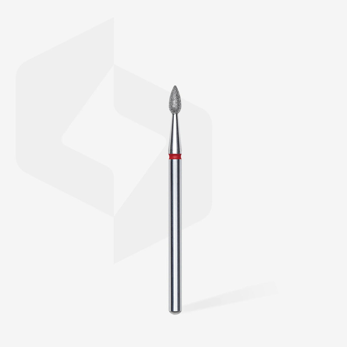 STALEKS EXPERT Fresa diamantada tipo de gota roja/azul: diámetro 2,3 mm, parte de trabajo 5 mm