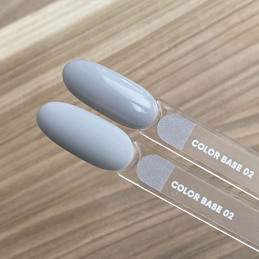 NAILSOFTHEDAY Сolor base 02 – base de color para uñas (gris claro), 10 ml