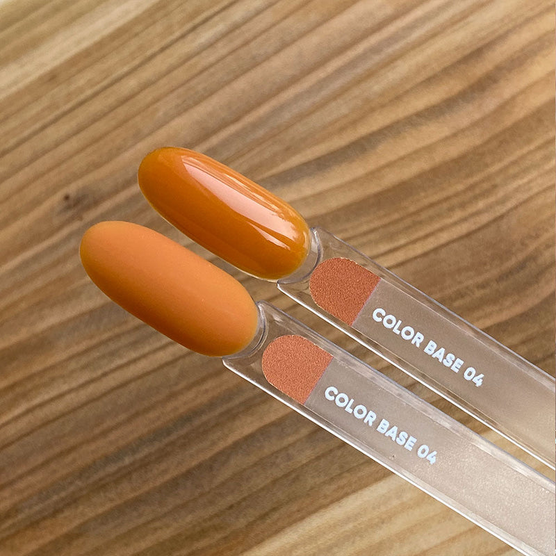 NAILSOFTHEDAY Сolor base 04 – base de color para uñas (naranja zanahoria), 10 ml