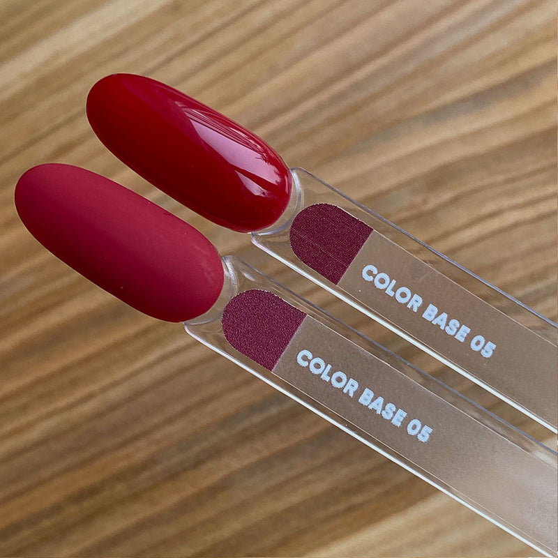 NAILSOFTHEDAY Сolor base 05 – base de color para uñas (rojo oscuro), 10 ml
