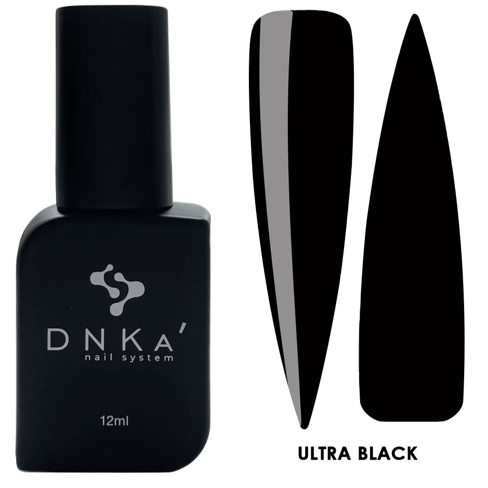 DNKa' Esmalte en Gel ULTRA NEGRO, 12 ml