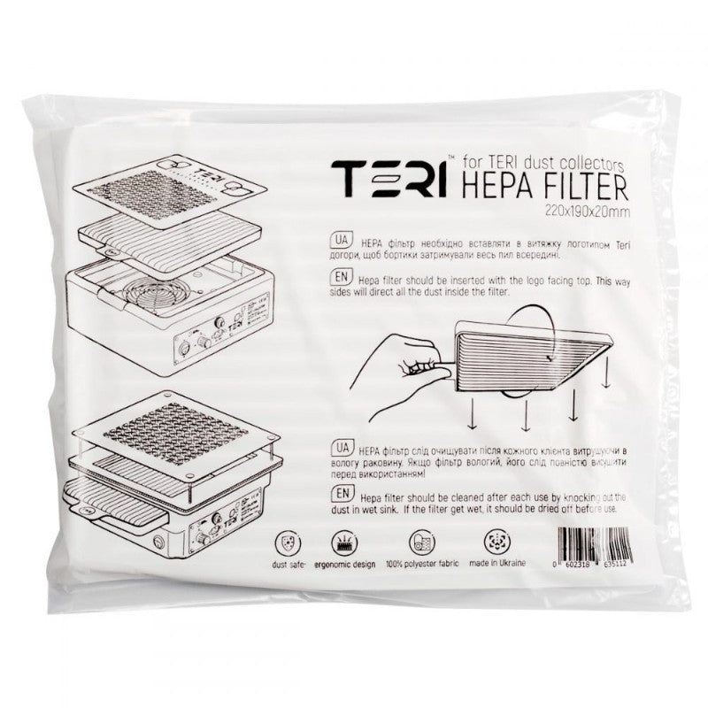 Filtro Hepa Teri Universal Lavable