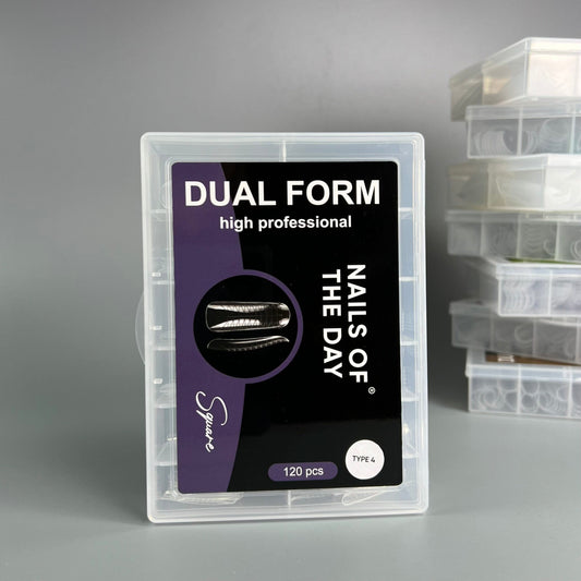 NAILSOFTHEDAY Escuadra de forma dual (Tipo 4): escuadra de forma superior para clavos, 120 piezas
