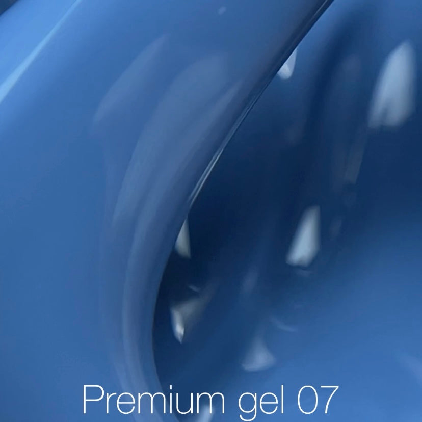 NAILSOFTHEDAY Premium gel 07 — gel de construcción (azul pálido), 30 ml