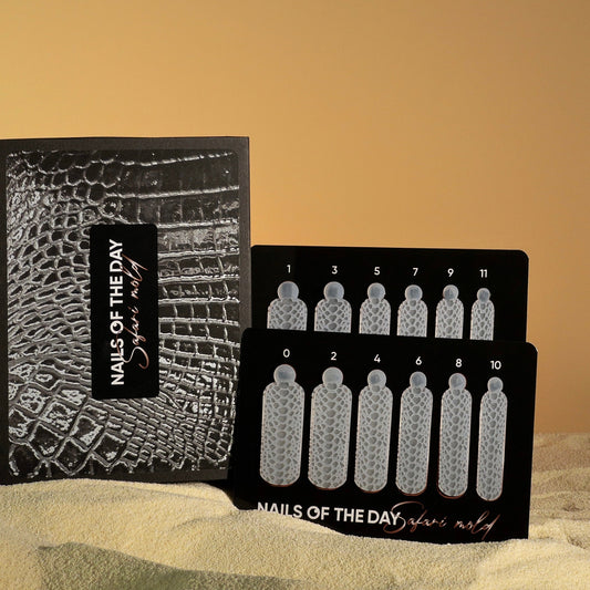 NAILSOFTHEDAY Сrocodrilo salvaje, forma de silicona;12 piezas/caja: moldes de silicona para formas superiores/cocodrilo (Tipo 15), 12 piezas en una caja de marca.