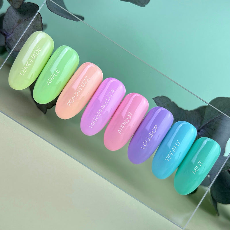 NAILSOFTHEDAY Marshmallow 205: esmalte semipermanente rosa claro para uñas que cubre en una capa, 10 ml