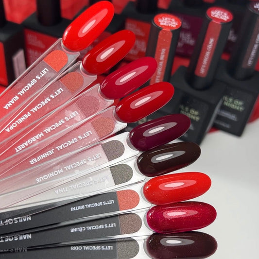 NAILSOFTHENIGHT Let's Special Odri - Esmalte de uñas en gel con reflejos de cereza cálidos que cubre una capa, 10 ml