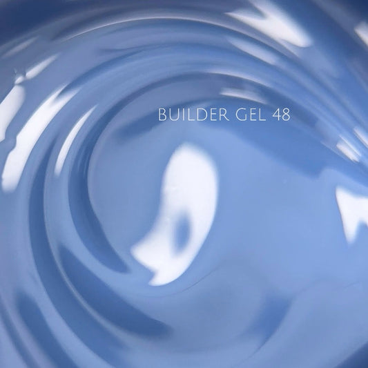 NAILSOFTHEDAY Builder gel 48 — gel de extensión de uñas azul, 15 ml