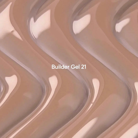 NAILSOFTHEDAY Builder Gel 21 — gel de extensión de uñas nude cálido, 30 ml