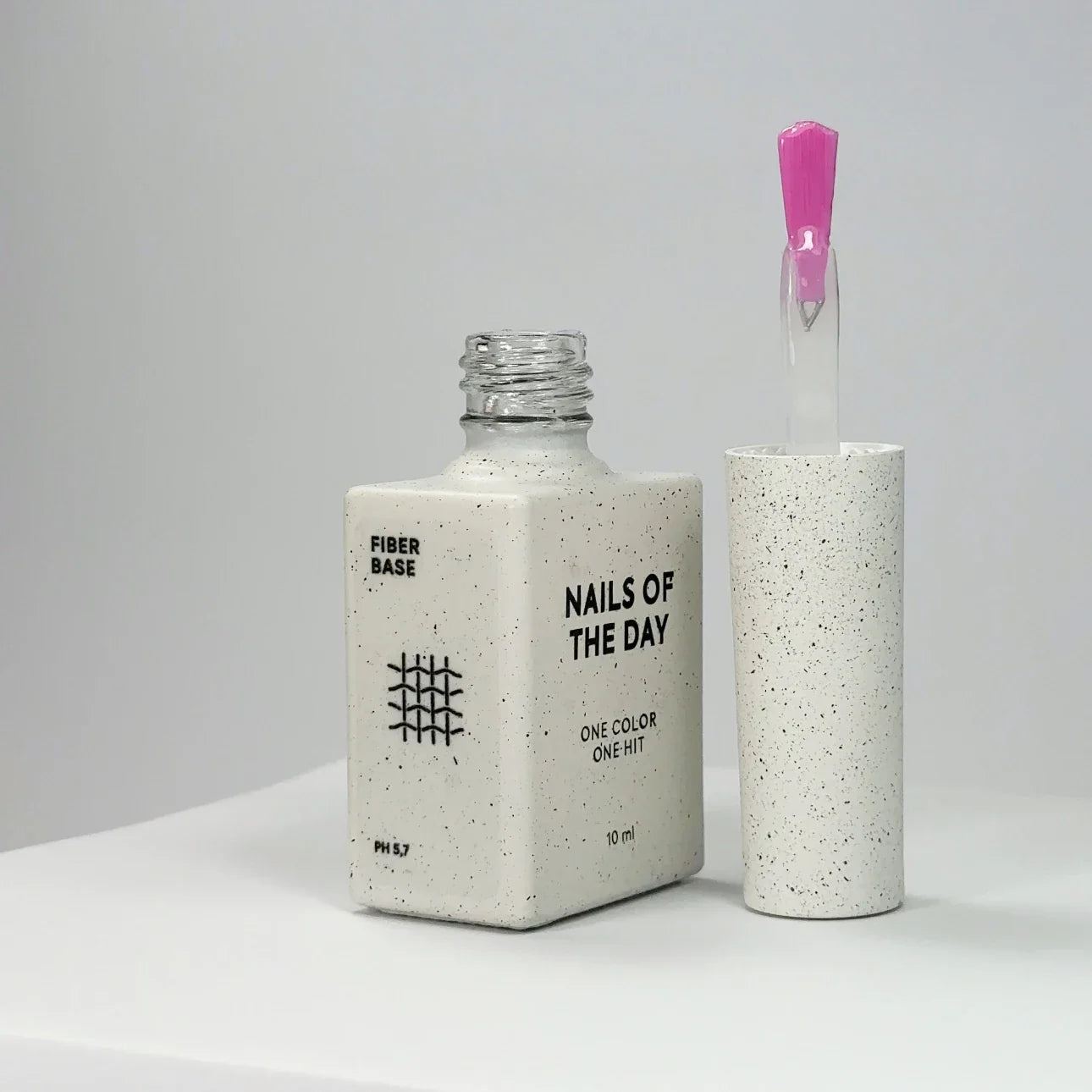 NAILSOFTHEDAY Base de fibra – base para uñas con fibras de nailon, 10 ml