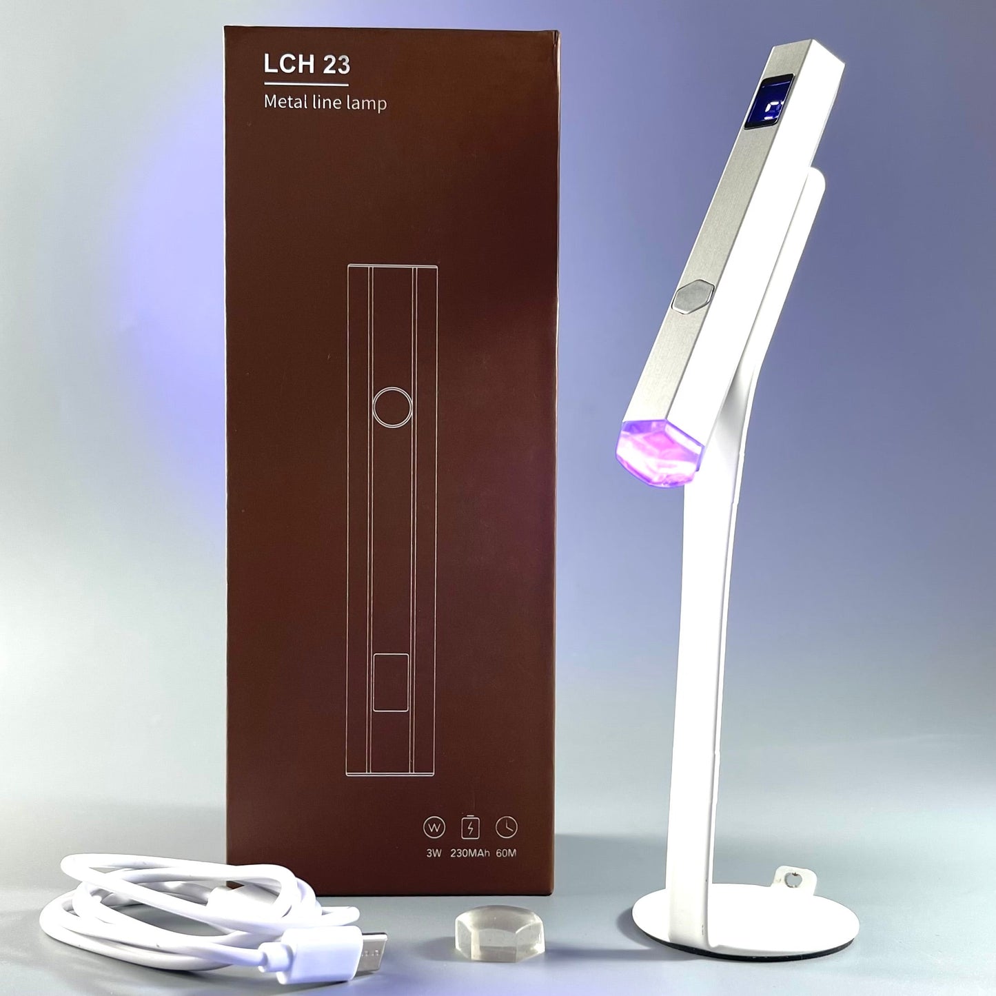 NAILSOFTHEDAY Metal lámpara  : una linterna de metal con soporte para formas superiores/inferiores