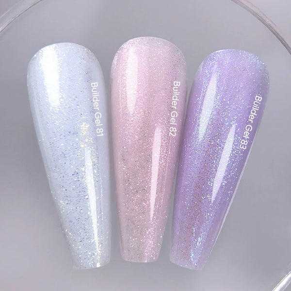 NAILSOFTHEDAY Builder Gel 82 — gel constructor rosa con shimmer, 15 ml