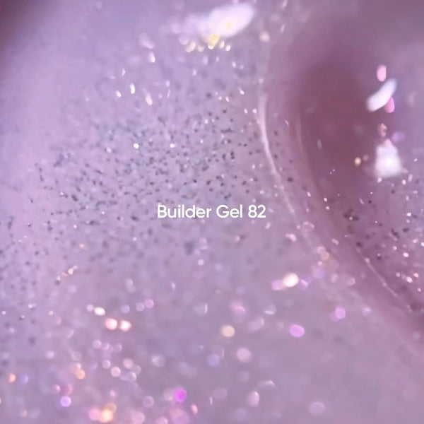 NAILSOFTHEDAY Builder Gel 82 — gel constructor rosa con shimmer, 15 ml