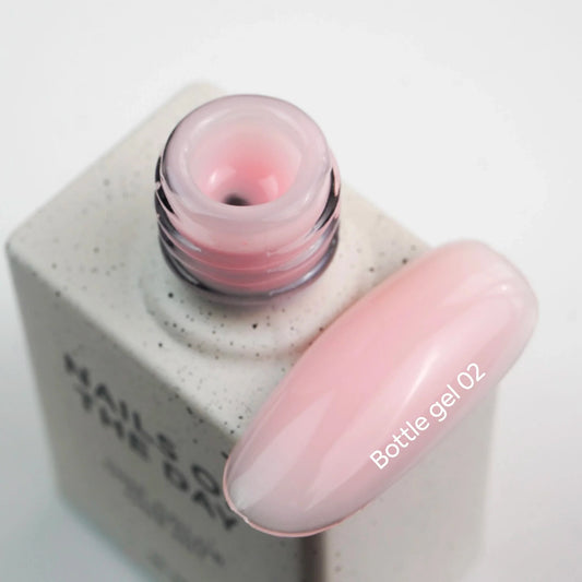 NAILSOFTHEDAY Botella de gel 02 – gel súper fuerte (rosa pálido), 10 ml