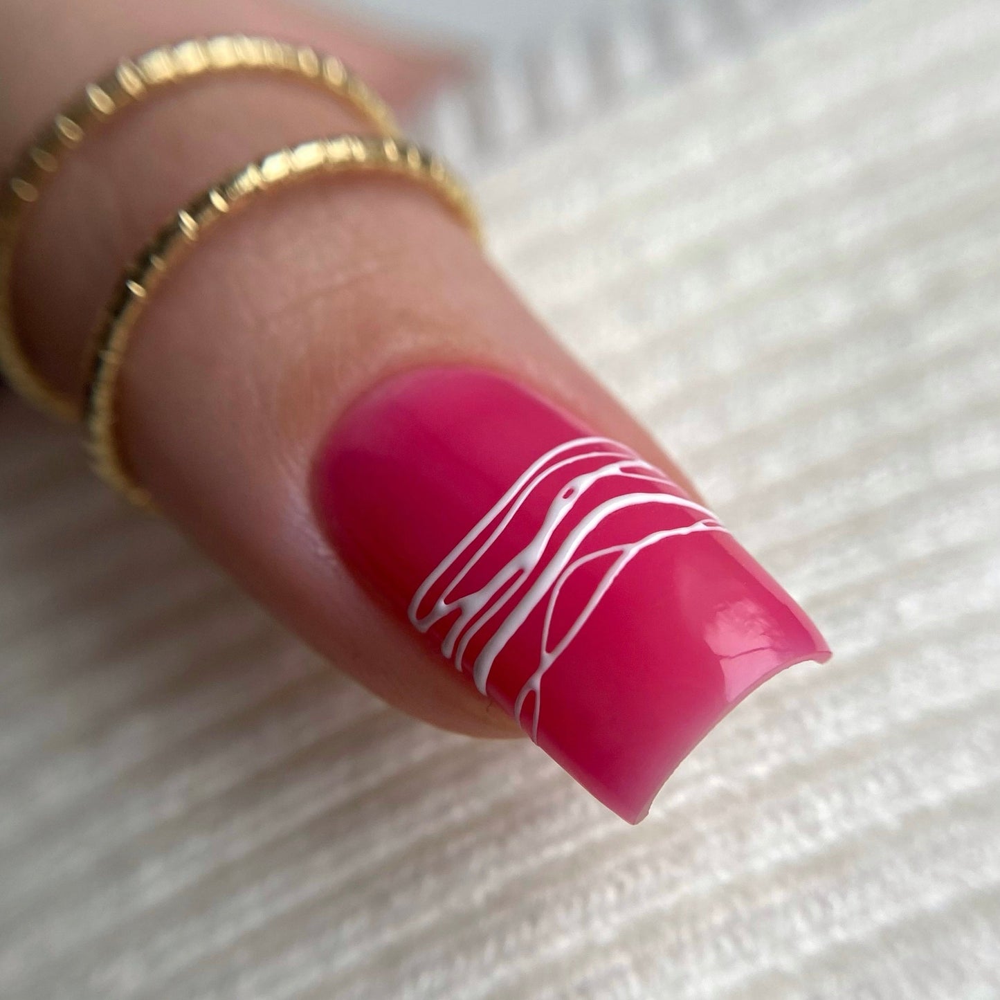 NAILSOFTHEDAY Neon top 03 – top rosa brillante sin capa pegajosa para uñas, 10 ml
