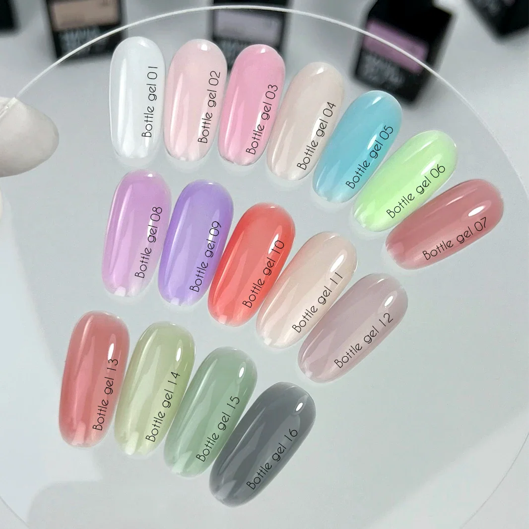 NAILSOFTHEDAY bottle gel 12 – gel súper fuerte, 30 ml
