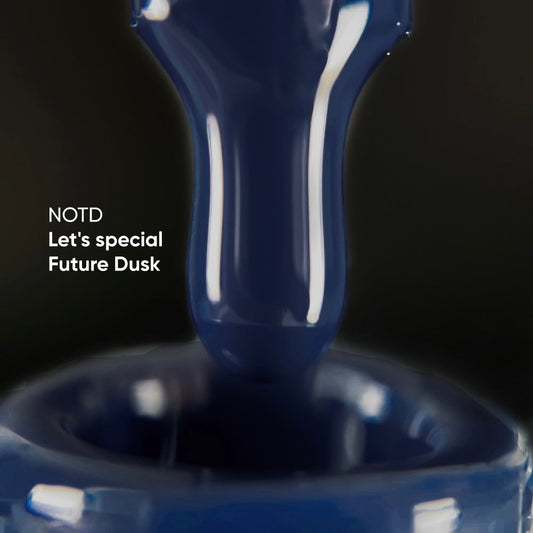 NAILSOFTHEDAY Let's Special Future Dusk - esmalte de uñas en gel monocapa azul oscuro, 10 ml