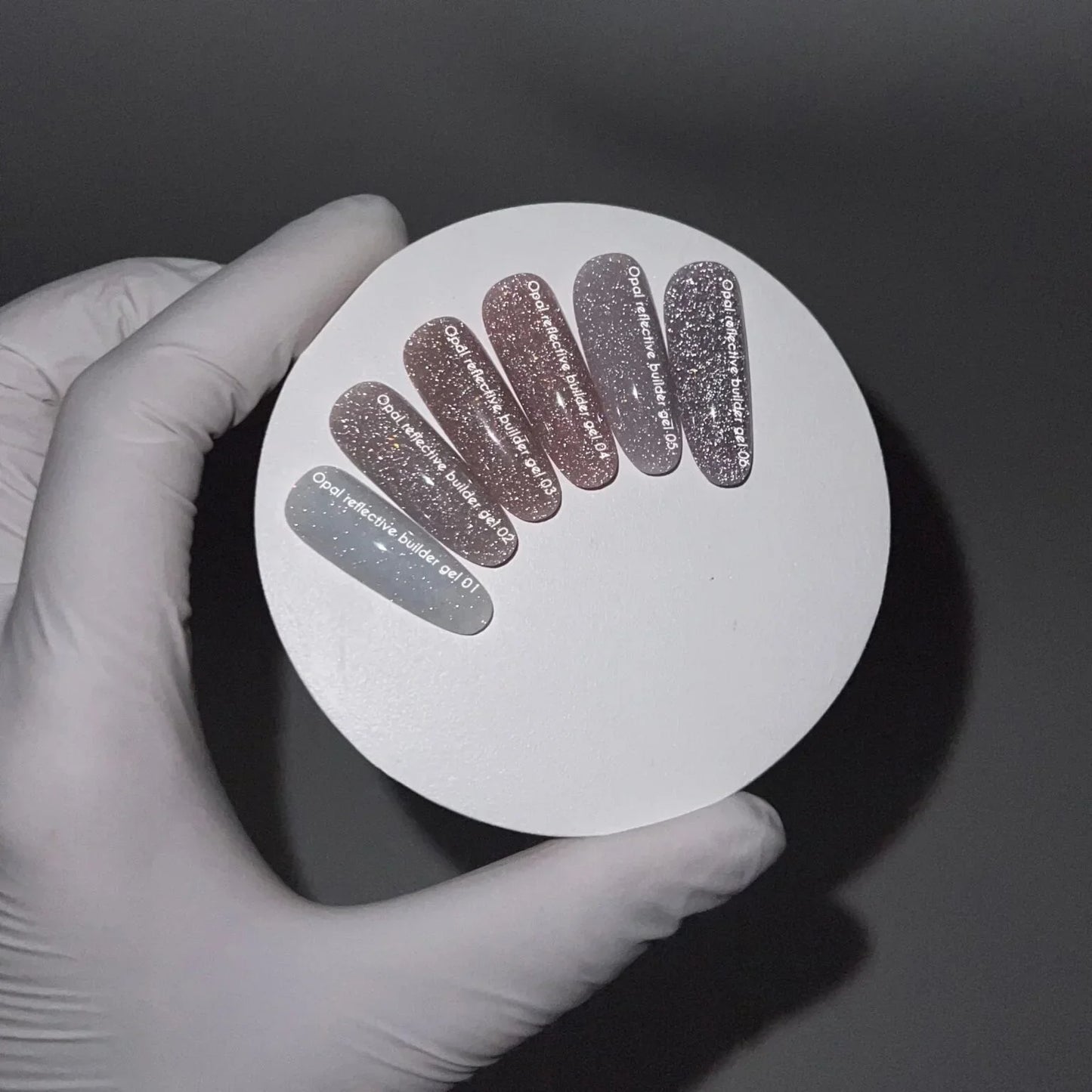 NAILSOFTHEDAY Opal gel constructor reflectante 03: gel constructor nude cálido con brillo opalino y partes reflectantes, 15 g