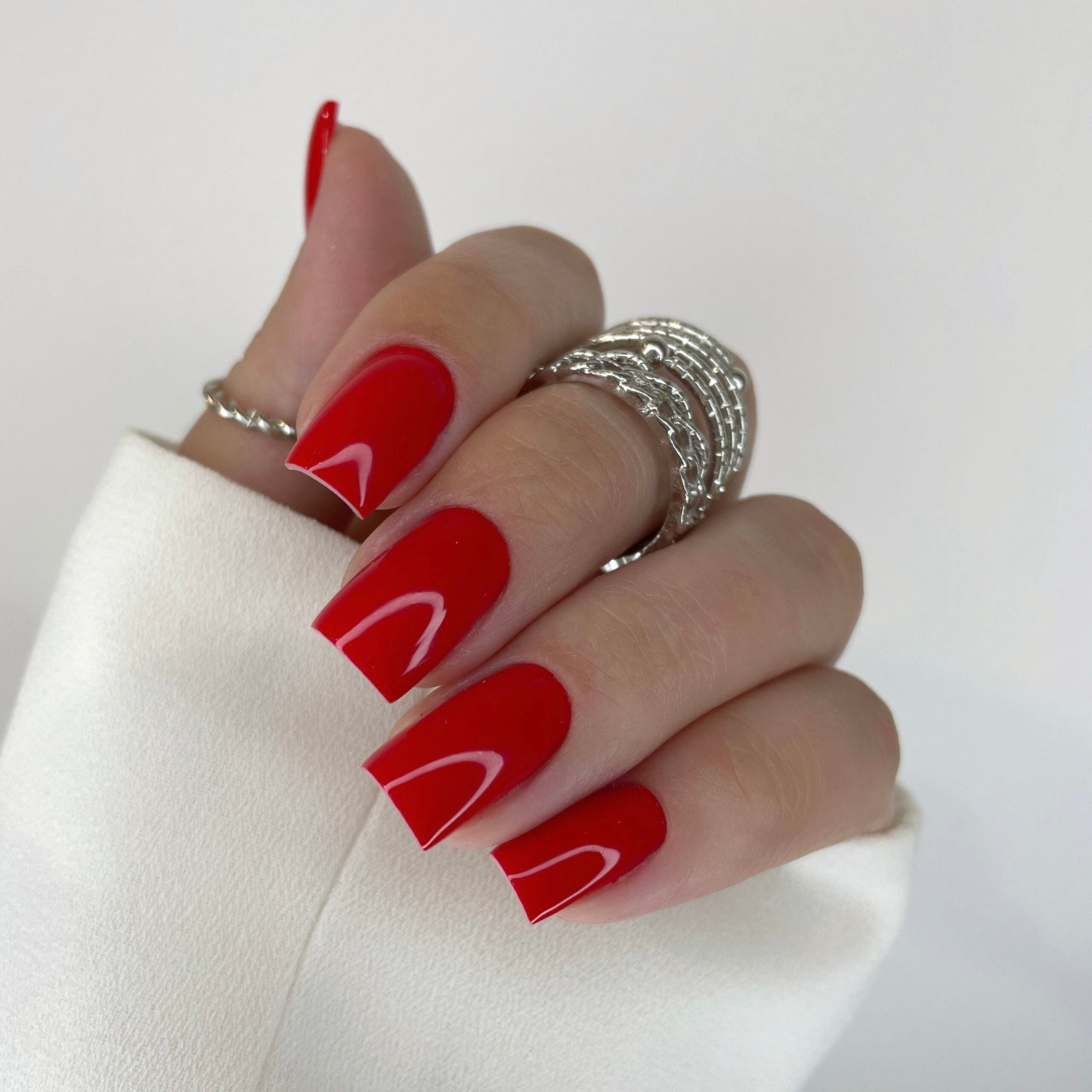 NAILSOFTHEDAY Let's Special Red: esmalte en gel rojo especial superpuesto en una capa, 10 ml