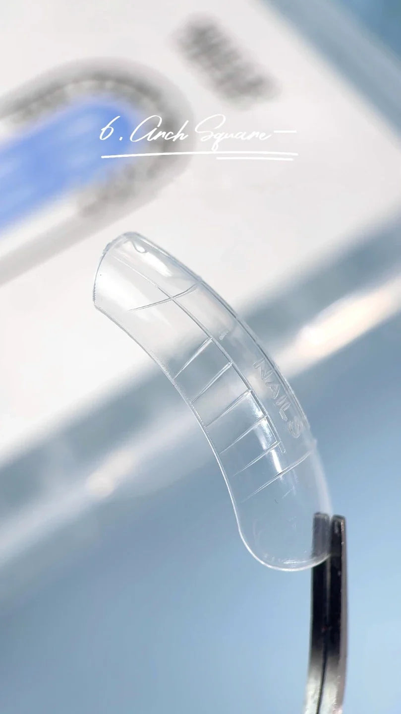 NAILSOFTHEDAY Forma de silicona Pro Mix 6 (Tipo 11): un conjunto de formas superiores de 6 tipos en 12 tamaños, 144 piezas