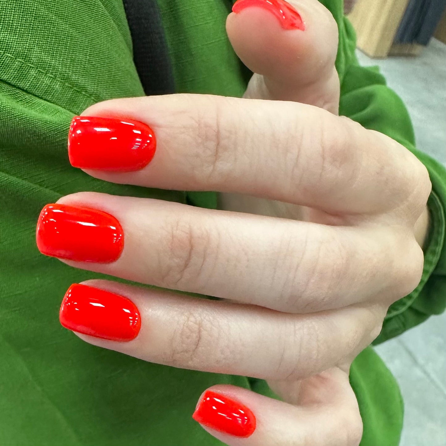 NAILSOFTHEDAY Let's Special Red: esmalte en gel rojo especial superpuesto en una capa, 10 ml