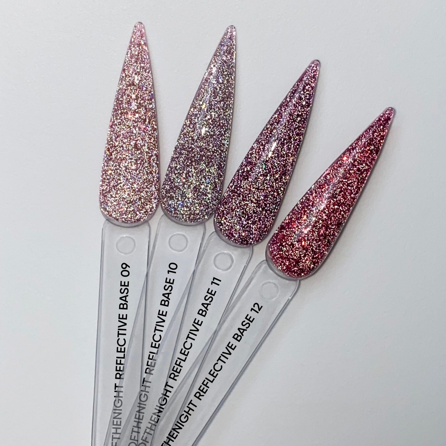 NAILSOFTHENIGHT Base reflectante 12 — base reflectante de camuflaje con brillo, 10 ml