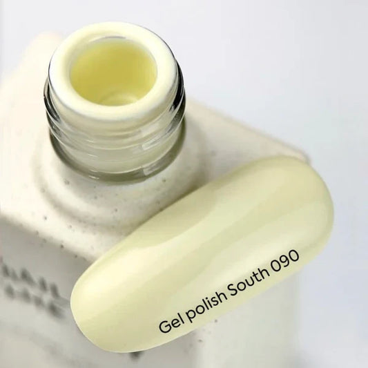 NAILSOFTHEDAY Gel Polish South — esmalte semipermanente amarillo pastel con cobertura en una capa, 10 ml